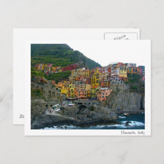 Carte postale Manarola (Devant / Derrière)