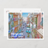 Carte Postale MANAROLA - Cinque Terre - Italie - VIEILLE VILLE (Devant / Derrière)