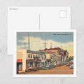 Carte Postale Manasquan NJ, Main St, Vintage (Devant / Derrière)