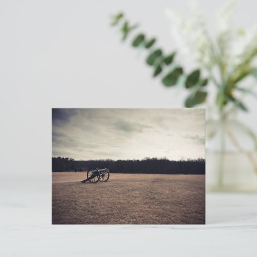 Carte Postale Manassas Champ de bataille Cannon (Debout devant)