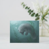 Carte postale Manatee (Debout devant)