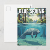 Carte Postale Manatee in Blue Spring State Park (Devant / Derrière)