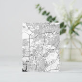 Carte Postale Manaus Brazil Map (Debout devant)