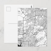 Carte Postale Manaus Brazil Map (Devant / Derrière)