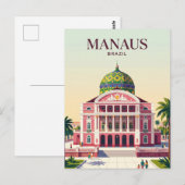 Carte Postale Manaus Brésil (Devant / Derrière)