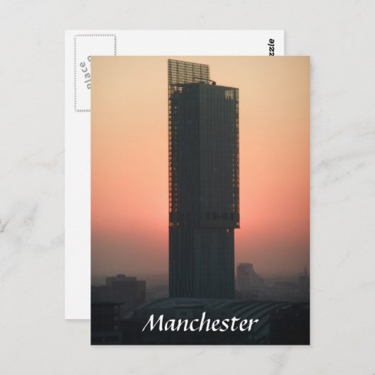 Carte Postale Manchester (Devant / Derrière)