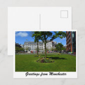 Carte postale Manchester (Devant / Derrière)