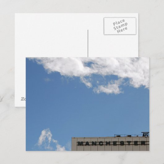 Carte postale Manchester (Devant / Derrière)