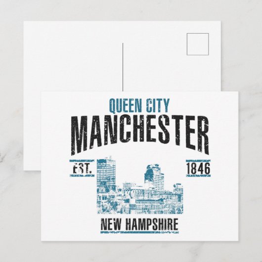 Carte Postale Manchester (Devant / Derrière)