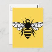 Carte Postale Manchester Bee (Devant / Derrière)
