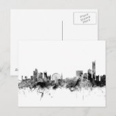 Carte Postale Manchester England Skyline (Devant / Derrière)