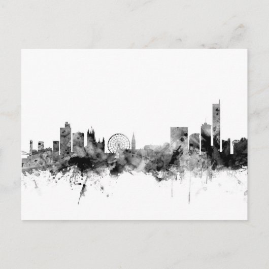 Carte Postale Manchester England Skyline (Devant)