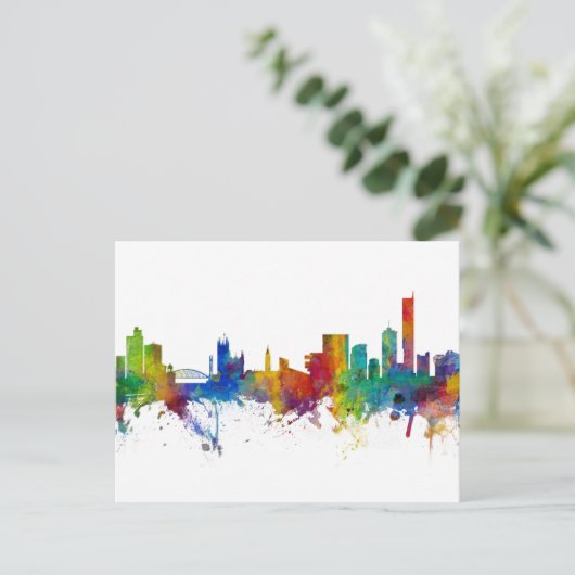 Carte Postale Manchester England Skyline (Debout devant)