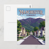 Carte Postale Manchester États-Unis (Devant / Derrière)