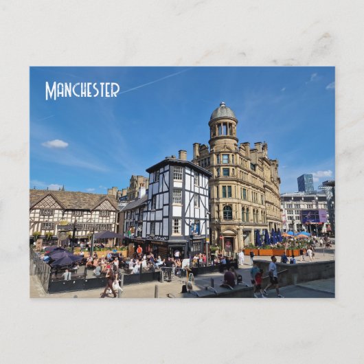 Carte Postale Manchester Exchange Square (Devant)