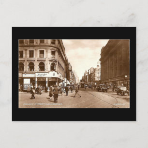 Carte Postale Manchester, Market Street