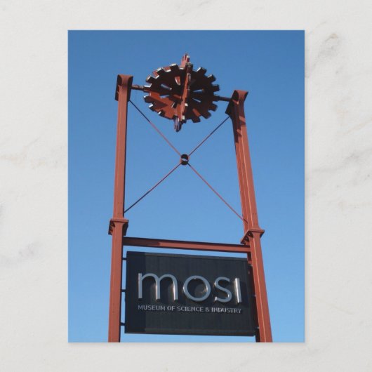 Carte postale Manchester MOSI (Devant)