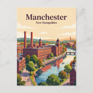Carte Postale Manchester, New Hampshire