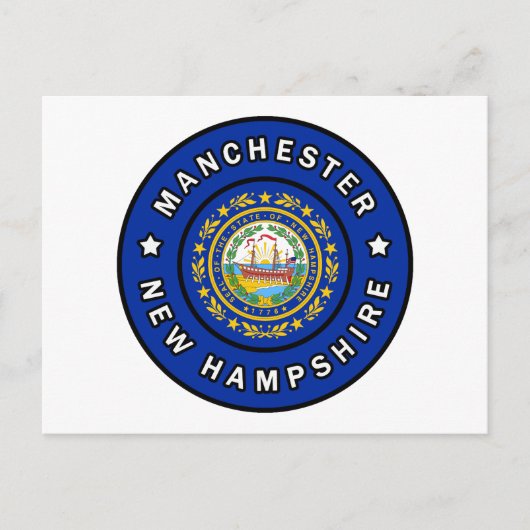 Carte Postale Manchester New Hampshire (Devant)