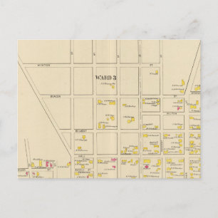 Carte Postale Manchester, NH, Ward 24