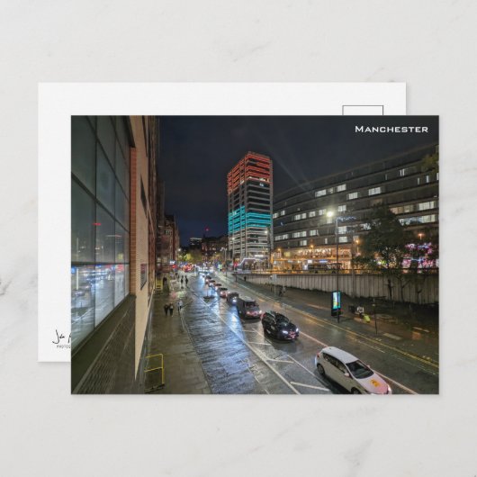 Carte Postale Manchester Piccadilly (Devant / Derrière)