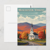 Carte Postale Manchester Vermont Travel (Devant / Derrière)