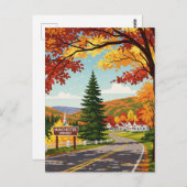 Carte Postale Manchester Vermont Travel (Devant / Derrière)