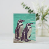Carte Postale Manchots (Debout devant)