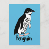 Carte Postale Manchots Adélie (Devant)