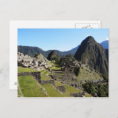 Carte Postale Manchu Picchu (Devant / Derrière)