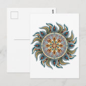 Carte Postale Mandala (Devant / Derrière)