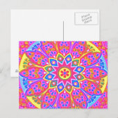 Carte postale MANDALA (Devant / Derrière)