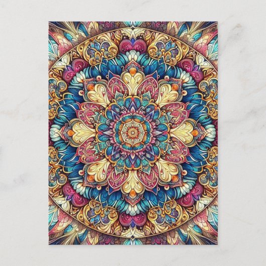 Carte Postale Mandala (Devant)