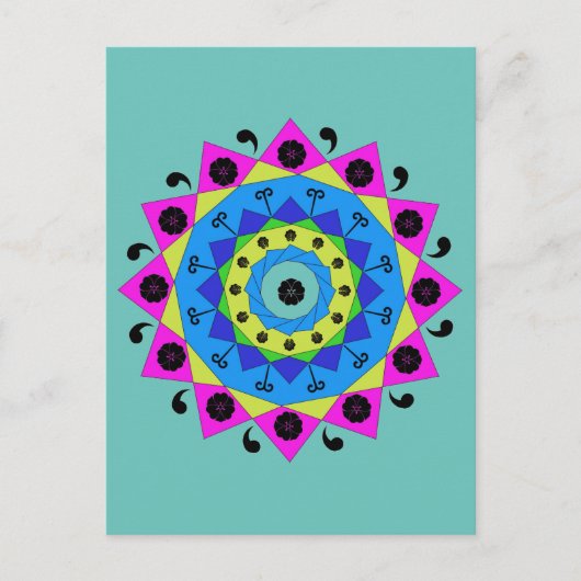 Carte Postale Mandala (Devant)