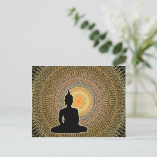 Carte Postale mandala (Debout devant)