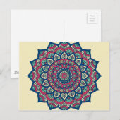 Carte Postale Mandala (Devant / Derrière)