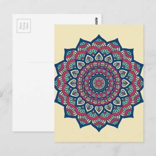 Carte Postale Mandala (Devant / Derrière)