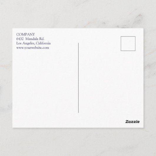 Carte Postale Mandala (Dos)