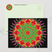 Carte Postale Mandala (Devant / Derrière)