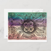 Carte Postale Mandala (Devant / Derrière)