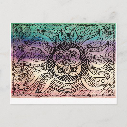 Carte Postale Mandala (Devant)