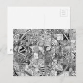 Carte Postale Mandala 1 (Devant / Derrière)