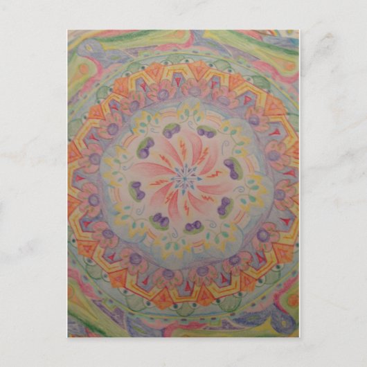 Carte postale Mandala 1 (Devant)
