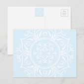 Carte Postale Mandala arctique (Devant / Derrière)