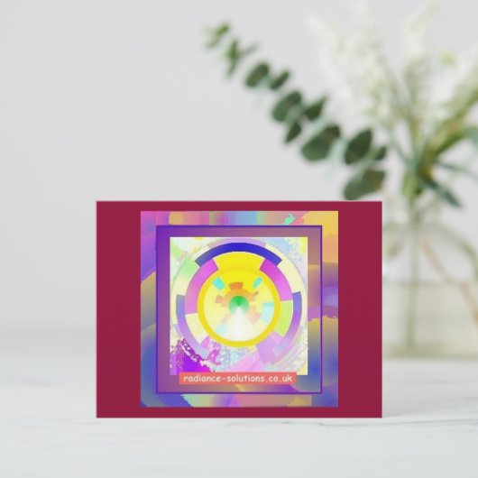 Carte postale Mandala Art (Debout devant)