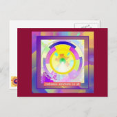 Carte postale Mandala Art (Devant / Derrière)