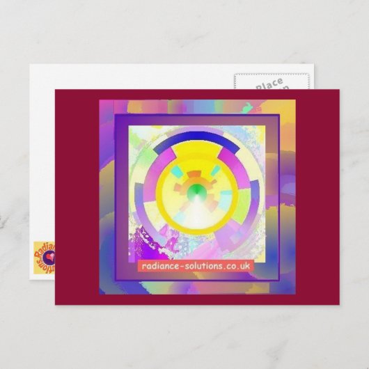 Carte postale Mandala Art (Devant / Derrière)