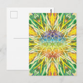 Carte Postale Mandala Art (Devant / Derrière)