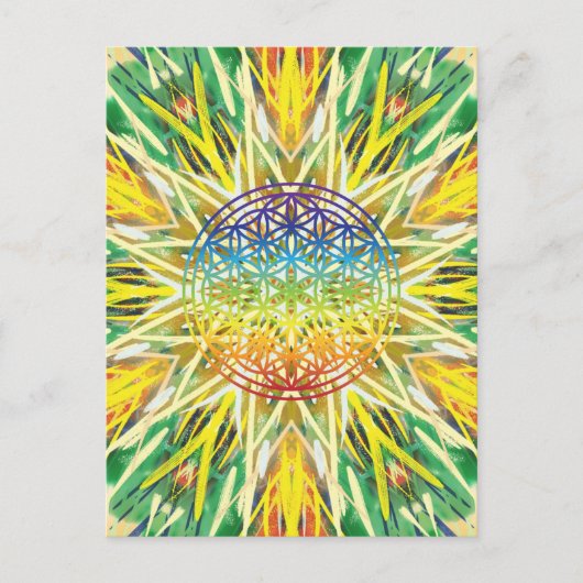 Carte Postale Mandala Art (Devant)