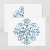 Carte Postale Mandala Boho (Devant / Derrière)